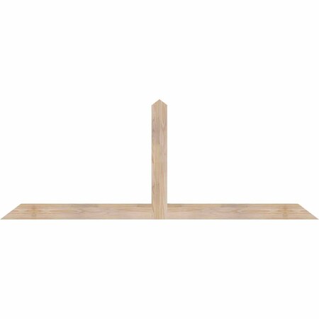 Ekena Millwork Portland Smooth Timber Gable Bracket, Douglas Fir, 72"W x 27"H x 1 1/2"D x 3 1/2"F, 9/12 Pitch GBW072X27X0204POR00SDF